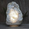 3.75kg Natural Calcite Geode Lamp with Large LED Light Base DR144 | Himalayan Salt Factory