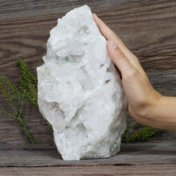 3.00kg Clear Quartz Cluster Lamp DR004 | Himalayan Salt Factory