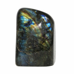 0.82kg Natural Labradorite Polished Self Stand DB035 | Himalayan Salt Factory