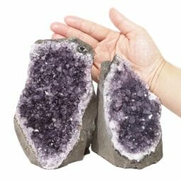 2.26kg Amethyst Crystal Geode Specimen Set 2 Pieces DS1992 5 Amethyst Crystal Geode Specimen Set 2 Pieces DS1992 | Himalayan Salt Factory