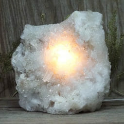 Clear Quartz Cluster Lamp DB129 | Himalayan Salt Factory