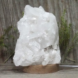 Clear Quartz Cluster Lamp on LED Large Base DB134 | Himalayan Salt Factory