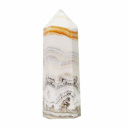 0.41kg Flower Agate with Calcite Terminated Point DB164 | Himalayan Salt Factory