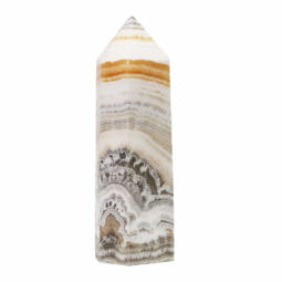 0.53kg Flower Agate with Calcite Terminated Point DB167 | Himalayan Salt Factory