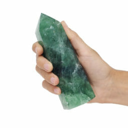 0.45kg Green Fluorite Terminated Point DB174 | Himalayan Salt Factory