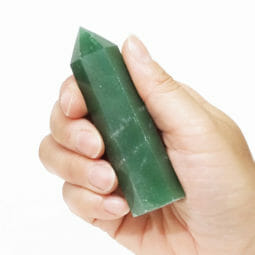 Green Aventurine Terminated Point | Himalayan Salt Factory