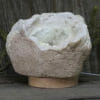 2.47kg Natural Calcite Geode Lamp with Large LED Light Base DB227 2 Natural Calcite Geode Lamp with Large LED Light Base DB227 | Himalayan Salt Factory