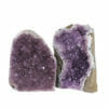 2.30kg Amethyst Crystal Geode Specimen Set 2 Pieces DB187 | Himalayan Salt Factory