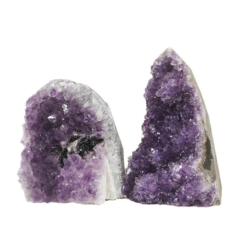 2.35kg Amethyst Crystal Geode Specimen Set 2 Pieces DB188 3 2.35kg Amethyst Crystal Geode Specimen Set 2 Pieces DB188 | Himalayan Salt Factory