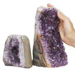 3.09kg Amethyst Crystal Geode Specimen Set 2 Pieces DB190 | Himalayan Salt Factory