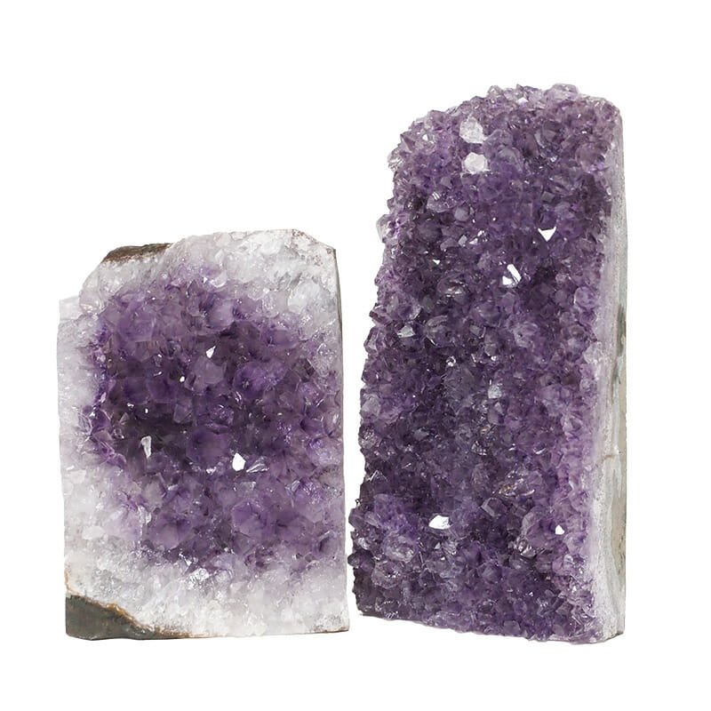 2.26kg Amethyst Crystal Geode Specimen Set 2 Pieces DB192 3 2.26kg Amethyst Crystal Geode Specimen Set 2 Pieces DB192 | Himalayan Salt Factory