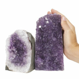 2.26kg Amethyst Crystal Geode Specimen Set 2 Pieces DB192 5 2.26kg Amethyst Crystal Geode Specimen Set 2 Pieces DB192 | Himalayan Salt Factory