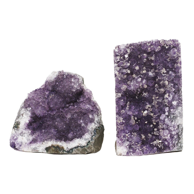 2.53kg Amethyst Crystal Geode Specimen Set 2 Pieces DR224 3 2.53kg Amethyst Crystal Geode Specimen Set 2 Pieces DR224 | Himalayan Salt Factory