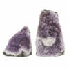 2.20kg Amethyst Crystal Geode Specimen Set 2 Pieces DR225 | Himalayan Salt Factory