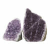 2.34kg Amethyst Crystal Geode Specimen Set 2 Pieces DR228 | Himalayan Salt Factory