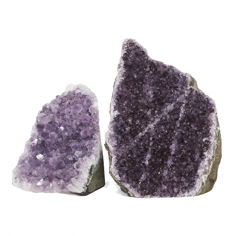 2.34kg Amethyst Crystal Geode Specimen Set 2 Pieces DR228 3 2.34kg Amethyst Crystal Geode Specimen Set 2 Pieces DR228 | Himalayan Salt Factory