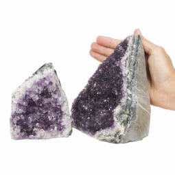 2.09kg Amethyst Crystal Geode Specimen Set 2 Pieces DR236 5 2.09kg Amethyst Crystal Geode Specimen Set 2 Pieces DR236 | Himalayan Salt Factory