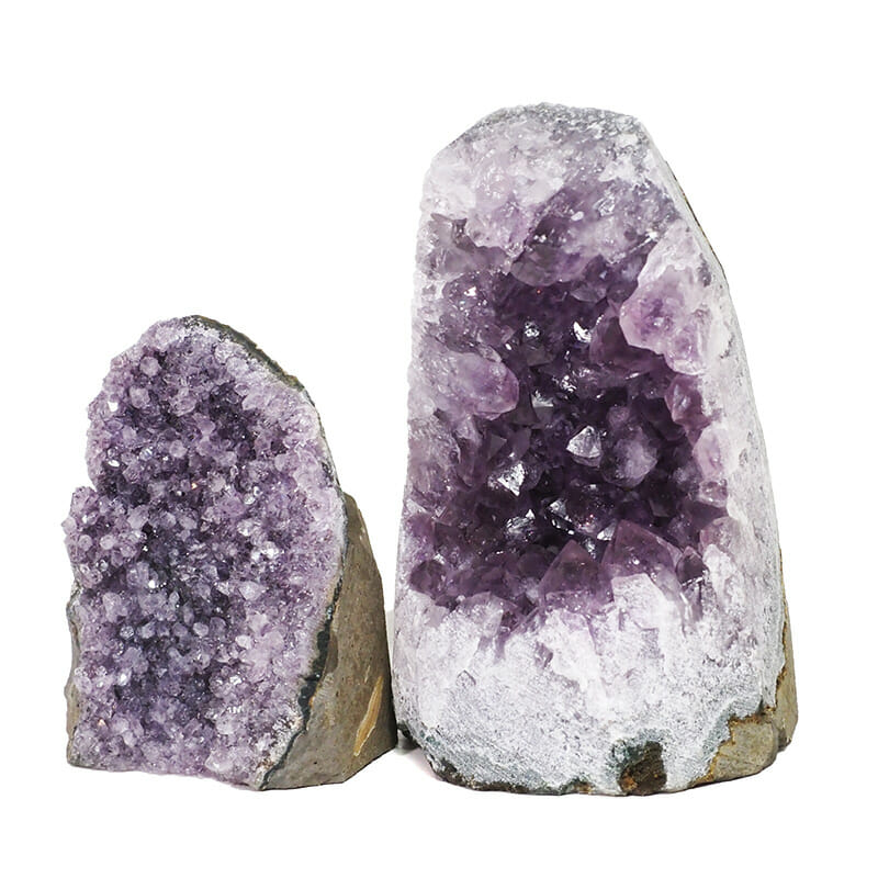 2.21kg Amethyst Crystal Geode Specimen Set 2 Pieces DR242 3 2.21kg Amethyst Crystal Geode Specimen Set 2 Pieces DR242 | Himalayan Salt Factory