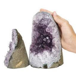 2.21kg Amethyst Crystal Geode Specimen Set 2 Pieces DR242 5 2.21kg Amethyst Crystal Geode Specimen Set 2 Pieces DR242 | Himalayan Salt Factory