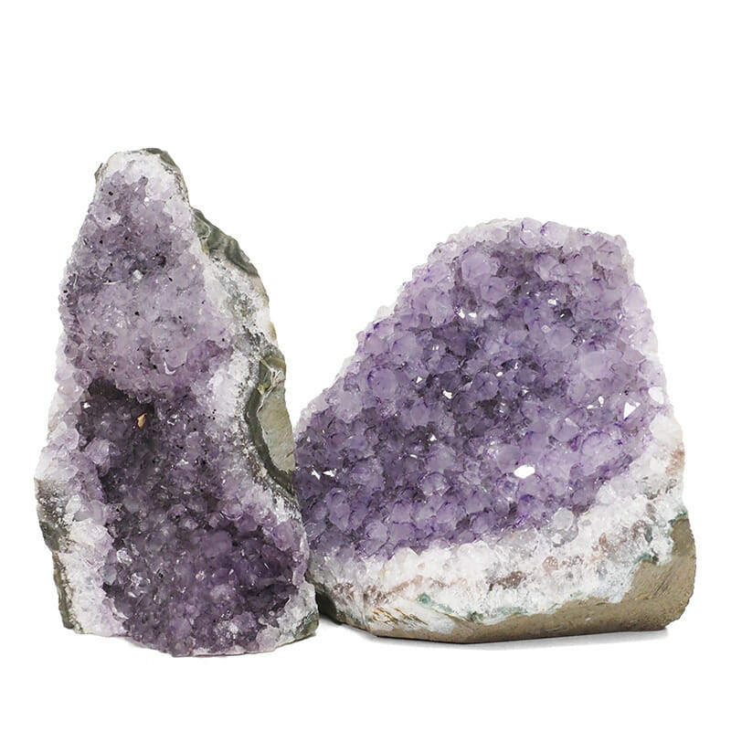 2.26kg Amethyst Crystal Geode Specimen Set 2 Pieces DR252 3 2.26kg Amethyst Crystal Geode Specimen Set 2 Pieces DR252 | Himalayan Salt Factory