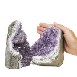 2.26kg Amethyst Crystal Geode Specimen Set 2 Pieces DR252 5 2.26kg Amethyst Crystal Geode Specimen Set 2 Pieces DR252 | Himalayan Salt Factory