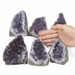 2.00kg Amethyst Crystal Geode Specimen Set 6 Pieces DR254 5 2.00kg Amethyst Crystal Geode Specimen Set 3 Pieces DR254 | Himalayan Salt Factory