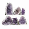2.16kg Amethyst Crystal Geode Specimen Set 6 Pieces DR257 | Himalayan Salt Factory