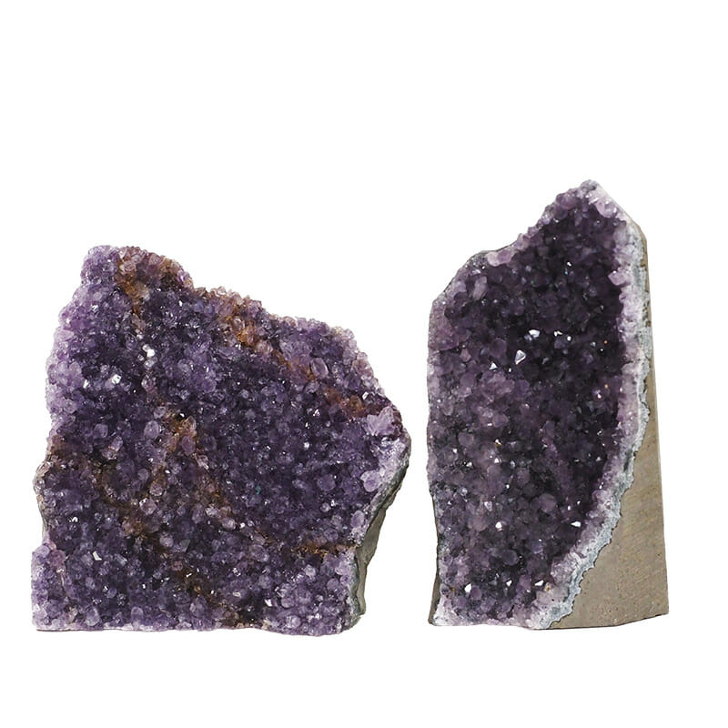 2.12kg Amethyst Crystal Geode Specimen Set 2 Pieces DR258 3 2.12kg Amethyst Crystal Geode Specimen Set 2 Pieces DR258 | Himalayan Salt Factory