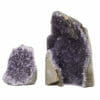 2.96kg Amethyst Crystal Geode Specimen Set 2 Pieces DR260 | Himalayan Salt Factory