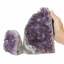 2.56kg Amethyst Crystal Geode Specimen Set 2 Pieces DR261 5 2.56kg Amethyst Crystal Geode Specimen Set 2 Pieces DR261 | Himalayan Salt Factory