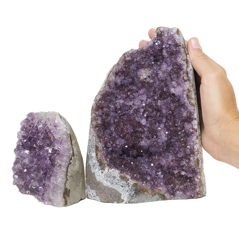 2.56kg Amethyst Crystal Geode Specimen Set 2 Pieces DR261 4 2.56kg Amethyst Crystal Geode Specimen Set 2 Pieces DR261 | Himalayan Salt Factory