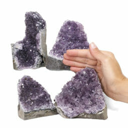 2.50kg Amethyst Crystal Geode Specimen Set 4 Pieces L059 5 2.50kg Amethyst Crystal Geode Specimen Set 4 Pieces L059 | Himalayan Salt Factory