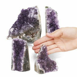 1.98kg Amethyst Crystal Geode Specimen Set 4 Pieces L072 5 1.98kg Amethyst Crystal Geode Specimen Set 4 Pieces L072 | Himalayan Salt Factory