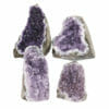 2.35kg Amethyst Crystal Geode Specimen Set 4 Pieces L073 1 2.35kg Amethyst Crystal Geode Specimen Set 4 Pieces L073 | Himalayan Salt Factory