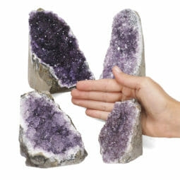 2.35kg Amethyst Crystal Geode Specimen Set 4 Pieces L073 5 2.35kg Amethyst Crystal Geode Specimen Set 4 Pieces L073 | Himalayan Salt Factory