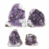 2.08kg Amethyst Crystal Geode Specimen Set 4 Pieces L074 1 2.08kg Amethyst Crystal Geode Specimen Set 4 Pieces L074 | Himalayan Salt Factory