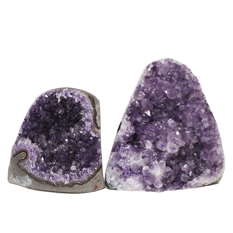 1.88kg Amethyst Polished Crystal Geode Specimen Set 2 Pieces DB109 3 1.88kg Amethyst Polished Crystal Geode Specimen Set 2 Pieces DB109 | Himalayan Salt Factory