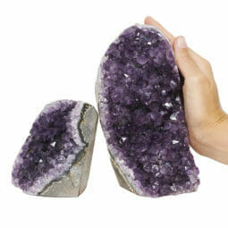 1.93kg Amethyst Polished Crystal Geode Specimen Set 2 Pieces DB115 5 1.93kg Amethyst Polished Crystal Geode Specimen Set 2 Pieces DB115 | Himalayan Salt Factory