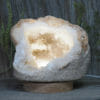 2.32kg Natural Calcite Geode Lamp with Large LED Light Base DN1651 2 2.32kg Natural Calcite Geode Lamp with Large LED Light Base DN1651 | Himalayan Salt Factory