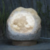 1.97kg Natural Calcite Geode Lamp with Large LED Light Base DN1652 1 1.97kg Natural Calcite Geode Lamp with Large LED Light Base DN1652 | Himalayan Salt Factory