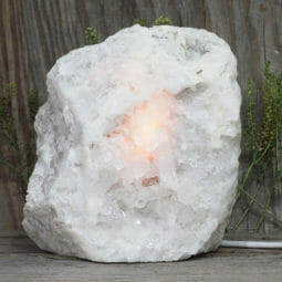 3.31kg Clear Quartz Cluster Lamp DB123 | Himalayan Salt Factory