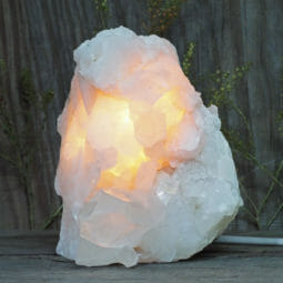1.86kg Clear Quartz Cluster Lamp DB124 | Himalayan Salt Factory
