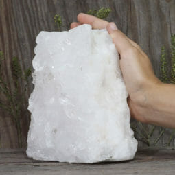 2.12kg Clear Quartz Cluster Lamp DB125 | Himalayan Salt Factory