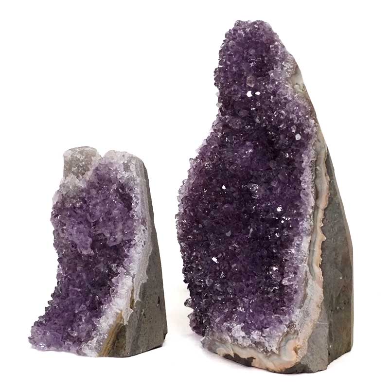2.19kg Amethyst Crystal Geode Specimen Set 2 Pieces DR268 4 2.19kg Amethyst Crystal Geode Specimen Set 2 Pieces DR268 | Himalayan Salt Factory