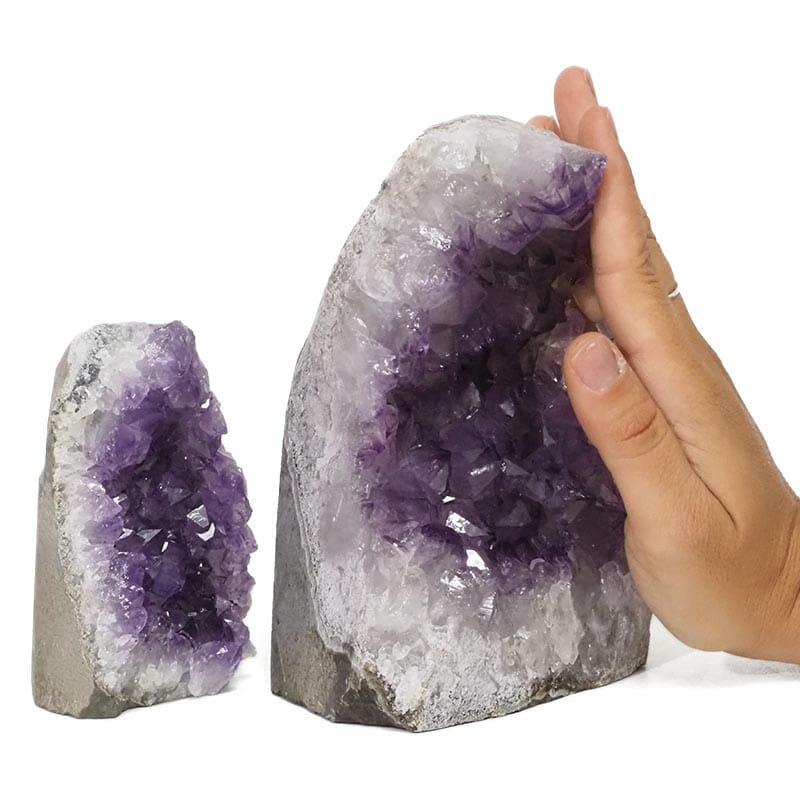 2.62kg Amethyst Crystal Geode Specimen Set 2 Pieces DR270 5 2.62kg Amethyst Crystal Geode Specimen Set 2 Pieces DR270 | Himalayan Salt Factory