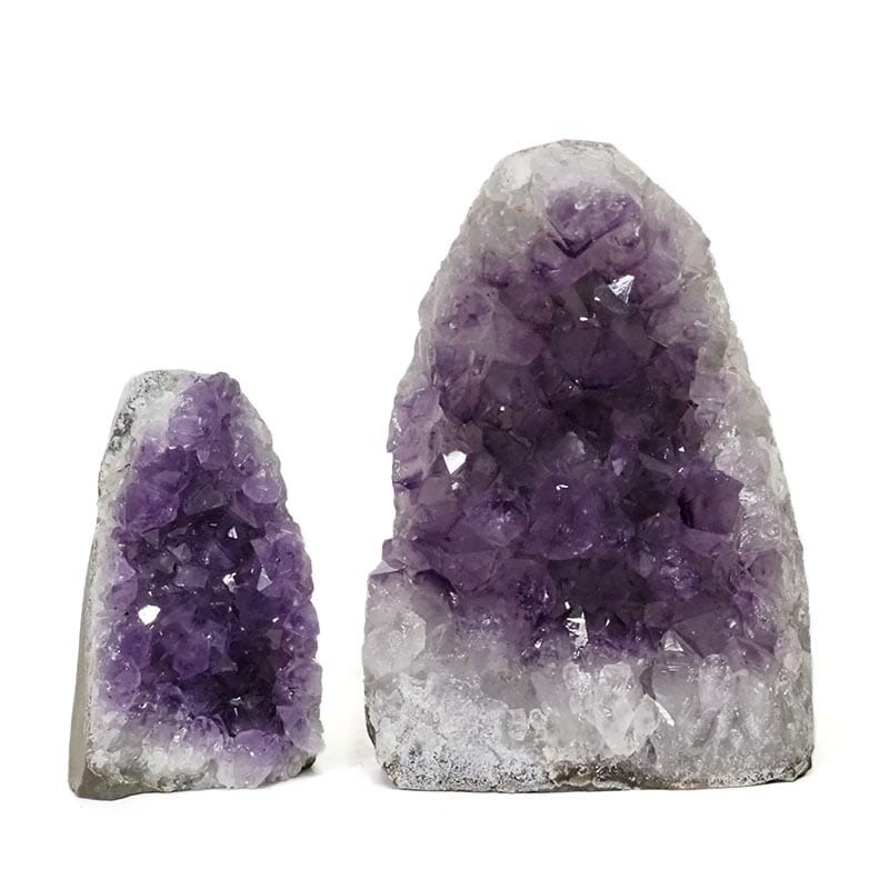 2.62kg Amethyst Crystal Geode Specimen Set 2 Pieces DR270 3 2.62kg Amethyst Crystal Geode Specimen Set 2 Pieces DR270 | Himalayan Salt Factory
