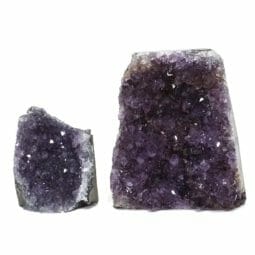 2.74kg Amethyst Crystal Geode Specimen Set 2 Pieces DR279 | Himalayan Salt Factory