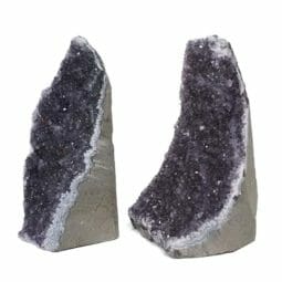 2.94kg Amethyst Crystal Geode Specimen Set 2 Pieces DS2010 | Himalayan Salt Factory