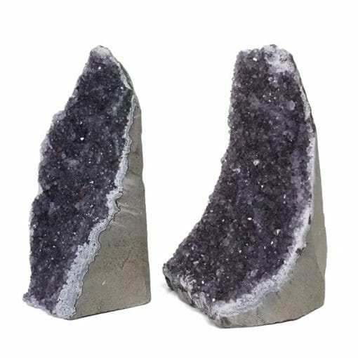 2.94kg Amethyst Crystal Geode Specimen Set 2 Pieces DS2010 | Himalayan Salt Factory