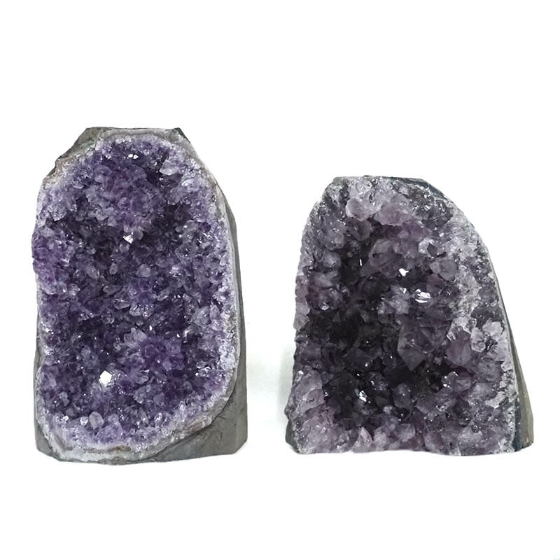 2.43kg Amethyst Crystal Geode Specimen Set 2 Pieces N1859 3 2.43kg Amethyst Crystal Geode Specimen Set 2 Pieces N1859 | Himalayan Salt Factory